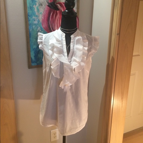 LOFT Tops - Loft Ruffled Blouse